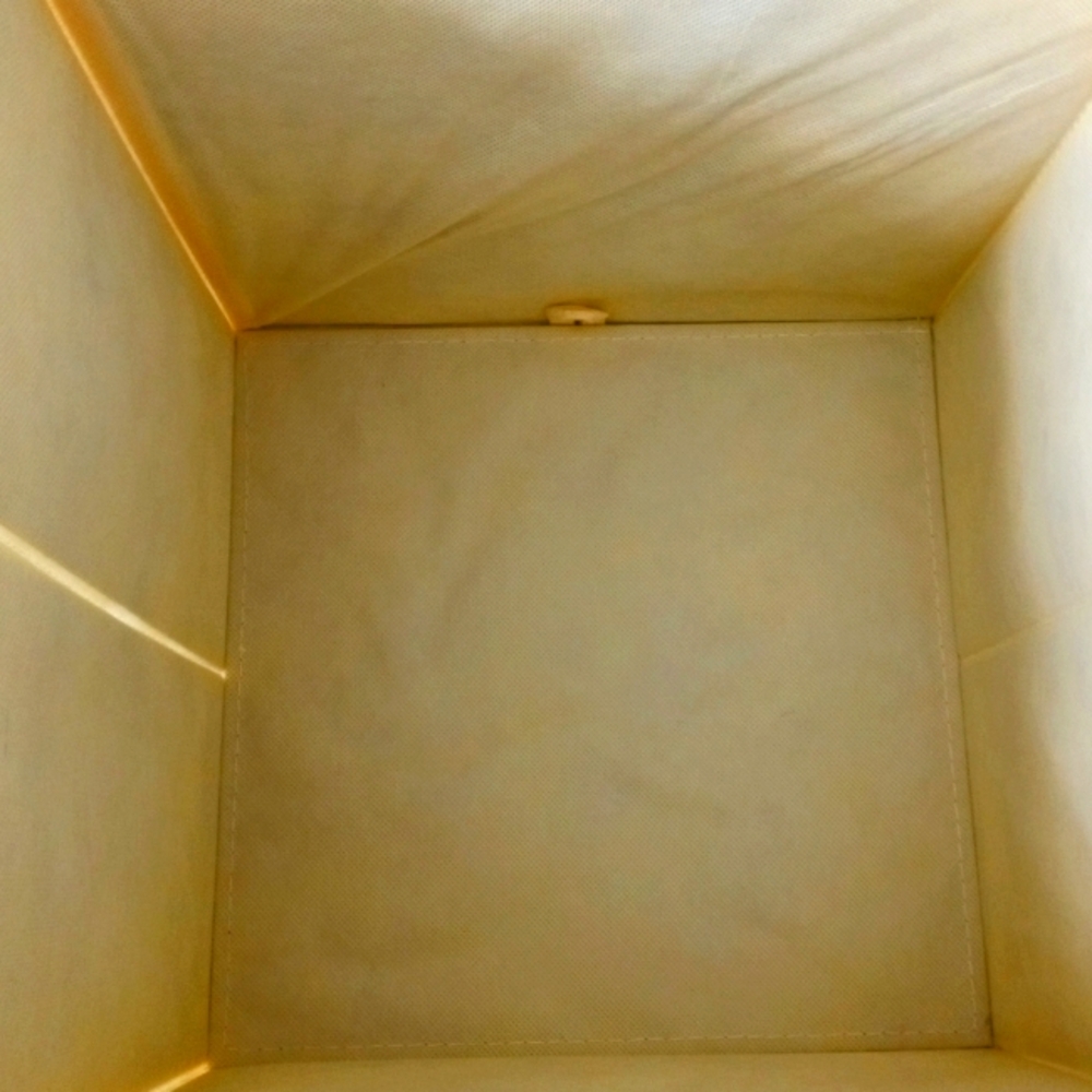 Set of 5 🌼 Light Primrose Yellow Fabric Collapsible Storage Bin - Picture 6 of 10